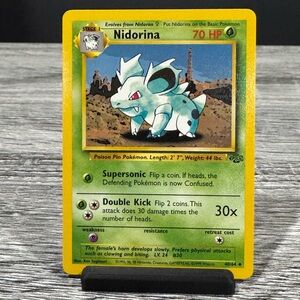 Pokémon | Jungle #40/64: Nidorina (1999) - Vintage Collectible Trading Card